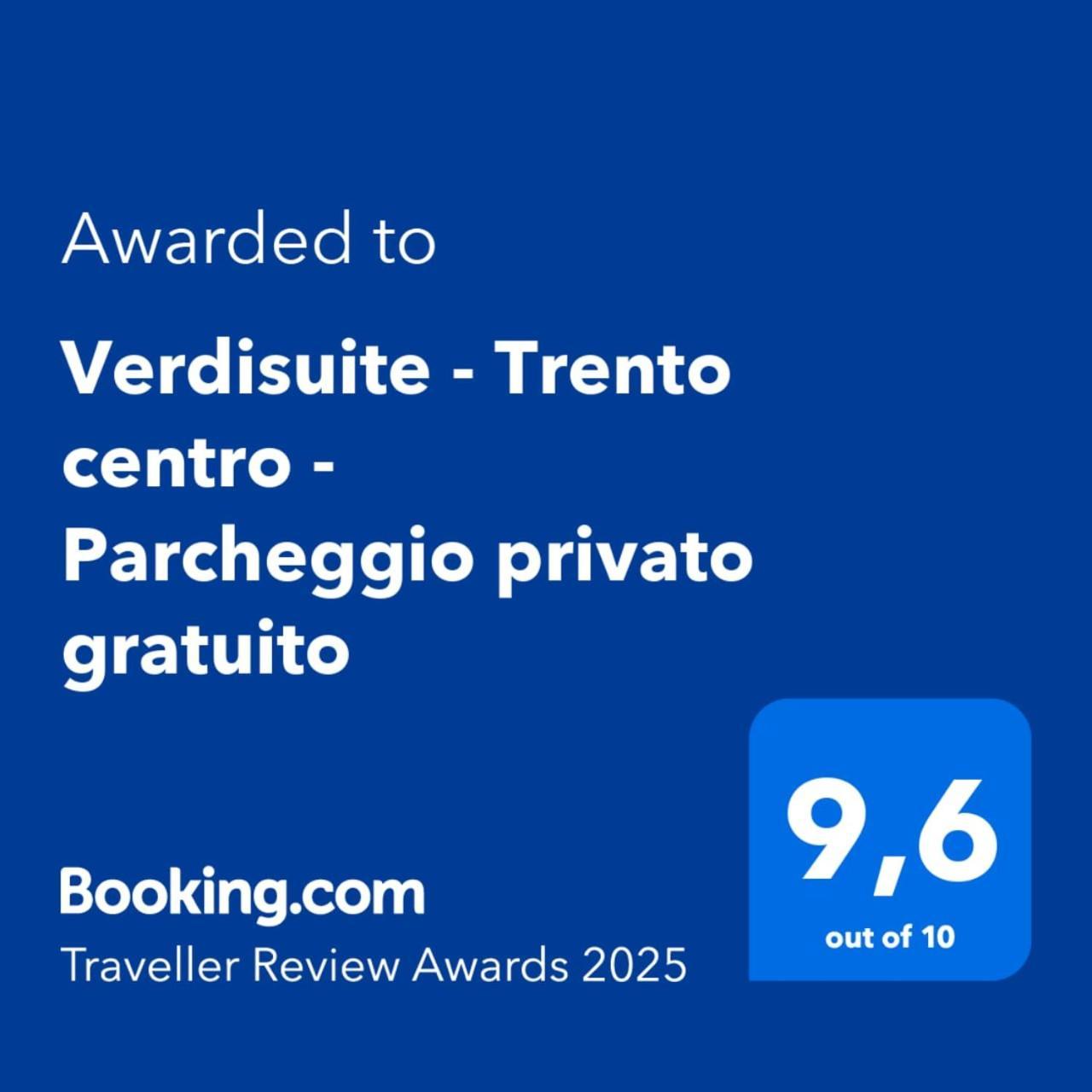 Verdisuite - Trento Centro - Parcheggio Privato Gratuito ภายนอก รูปภาพ